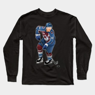 Mikko Rantanen #96 Skates Long Sleeve T-Shirt